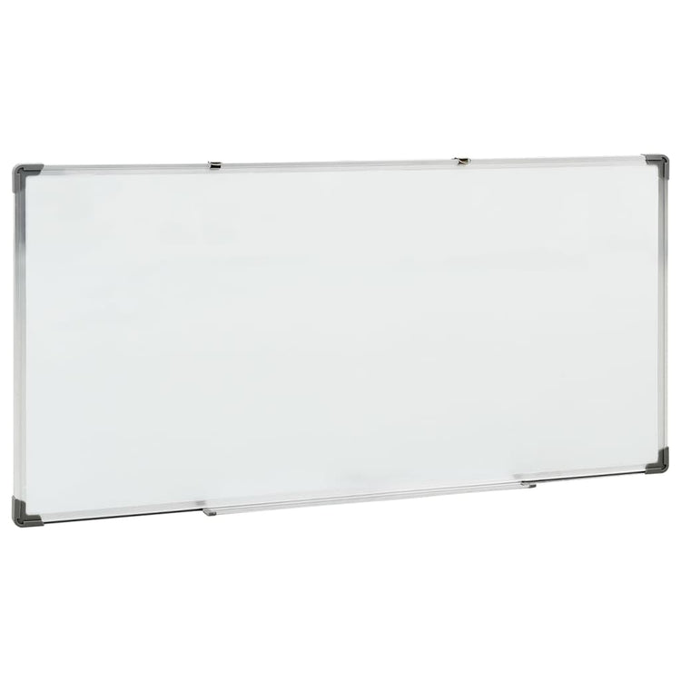Vidaxl whiteboard magnetisch 110x60 cm staal wit