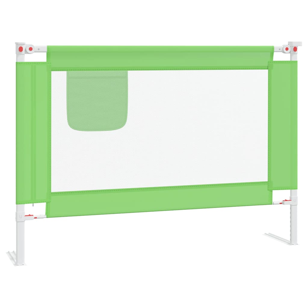 Vidaxl bedhekje peuter 90x25 cm stof groen
