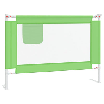 Vidaxl bedhekje peuter 90x25 cm stof groen