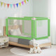 Vidaxl bedhekje peuter 150x25 cm stof groen