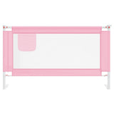 Vidaxl bedhekje peuter 140x25 cm stof roze - afbeelding 3