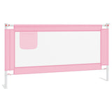 Vidaxl bedhekje peuter 160x25 cm stof roze - afbeelding 2