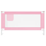 Vidaxl bedhekje peuter 160x25 cm stof roze - afbeelding 3
