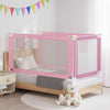 Vidaxl bedhekje peuter 160x25 cm stof roze