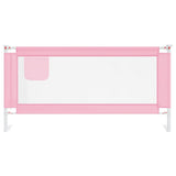 Vidaxl bedhekje peuter 180x25 cm stof roze - afbeelding 3