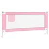 Vidaxl bedhekje peuter 190x25 cm stof roze