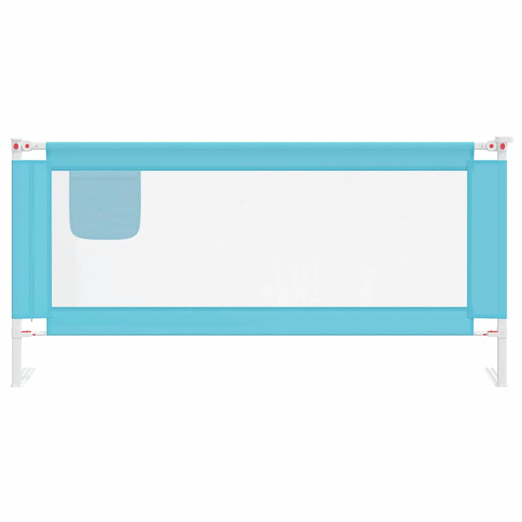 Vidaxl bedhekje peuter 190x25 cm stof blauw