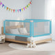 Vidaxl bedhekje peuter 190x25 cm stof blauw