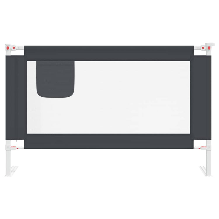 Vidaxl bedhekje peuter 120x25 cm stof donkergrijs