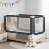 Vidaxl bedhekje peuter 160x25 cm stof donkergrijs