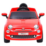 Vidaxl kinderauto fiat 500 elektrisch rood - afbeelding 2