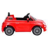 Vidaxl kinderauto fiat 500 elektrisch rood - afbeelding 3