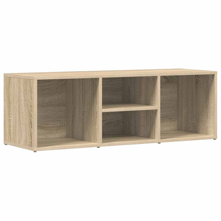 Vidaxl schoenenopbergbank 102x35x35 cm bewerkt hout sonoma eikenkleur