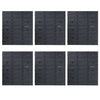 Vidaxl 96-delige opslagbakkenset met wandpanelen blauw en zwart