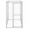 Vidaxl hondenkennel voor buiten 110x220x180 cm gegalvaniseerd staal