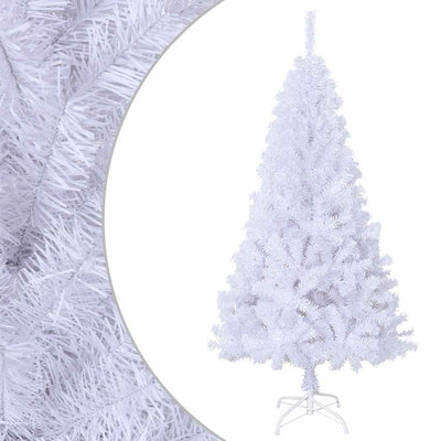 Vidaxl kunstkerstboom met dikke takken 120 cm pvc wit