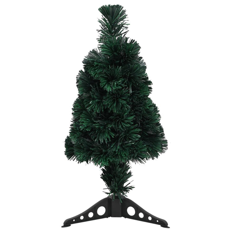 Vidaxl kunstkerstboom met standaard en led smal 64 cm glasvezel