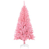 Vidaxl kunstkerstboom met standaard 120 cm pvc roze