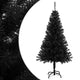 Vidaxl kunstkerstboom met standaard 120 cm pvc zwart