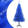 Vidaxl kunstkerstboom met standaard 120 cm pvc blauw