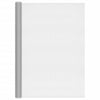 Vidaxl gaas 100x2000 cm aluminium zilverkleurig