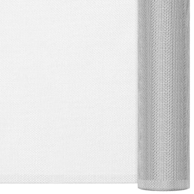 Vidaxl gaas 112x2000 cm aluminium zilverkleurig