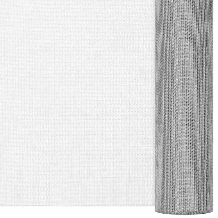 Vidaxl gaasjes 112 x 2000 cm mesh rvs 201 zilver