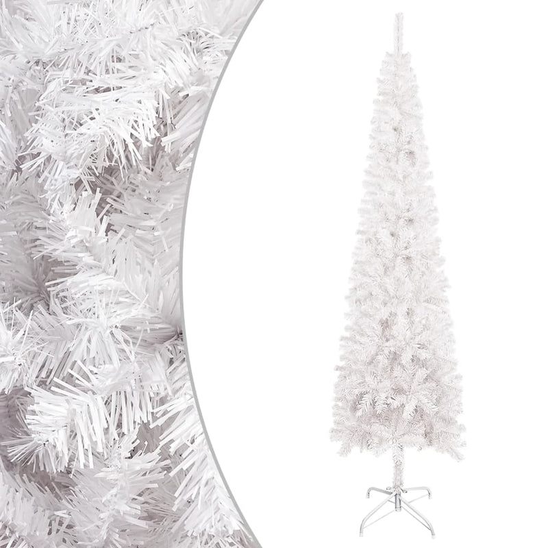 VidaXL Kerstboom smal 120 cm wit