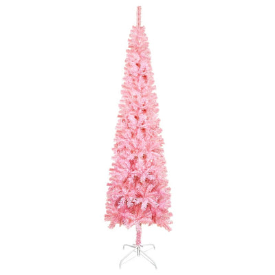 Vidaxl kerstboom smal 180 cm roze