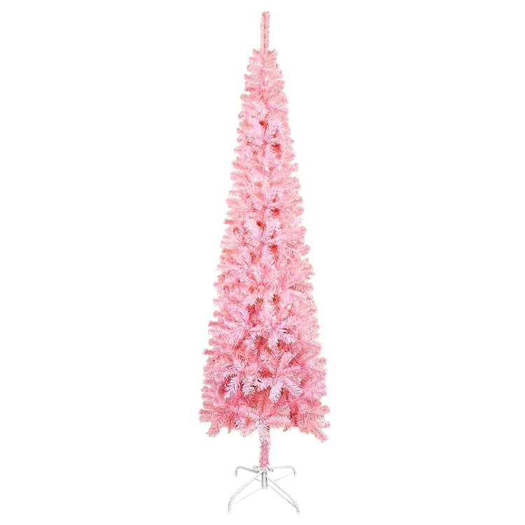 Vidaxl kerstboom smal 180 cm roze