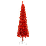 VidaXL Kerstboom smal 150 cm rood - afbeelding 2