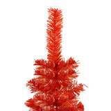 VidaXL Kerstboom smal 150 cm rood - afbeelding 3
