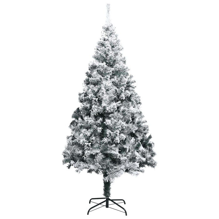 VidaXL Kunstkerstboom met sneeuw PVC 400 cm groen