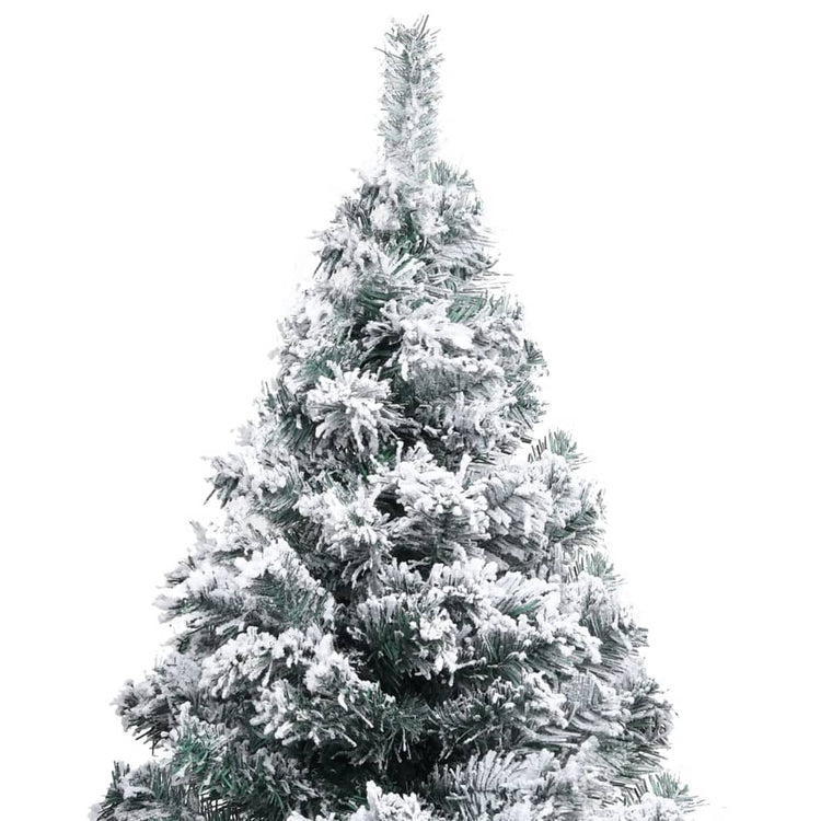 Vidaxl kunstkerstboom met sneeuw 120 cm groen