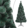 Vidaxl kunstkerstboom met standaard 210 cm pet groen