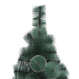 Vidaxl kunstkerstboom met standaard 210 cm pet groen - afbeelding 3