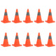 Vidaxl verkeerskegel pop-up 10 st 42 cm