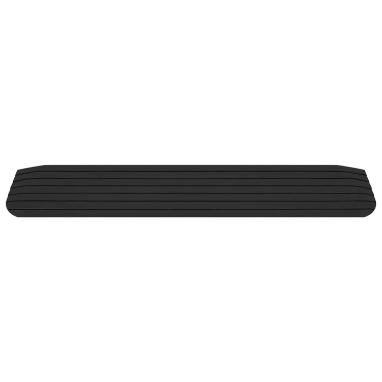Vidaxl drempelhulp 110x21x2,5 cm rubber