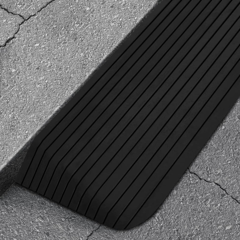 Vidaxl drempelhulp 110x41x5 cm rubber