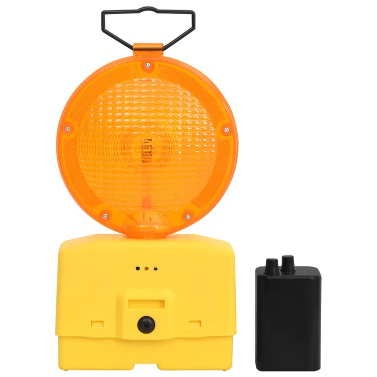 VidaXL Bouwlampen 2 st met batterijen 18x8x37 cm