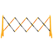 Vidaxl verkeersbarrière inklapbaar 250x38x96 cm geel en zwart - afbeelding 2