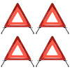 Vidaxl gevarendriehoeken 4 st 56,5x36,5x44,5 cm rood