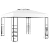 Vidaxl tuinpaviljoen met led-lichtslinger 3x3 m wit