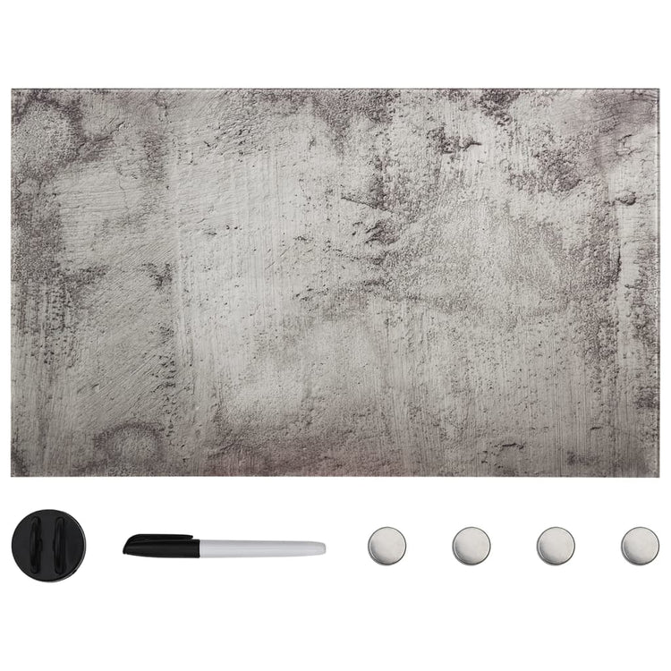 Vidaxl magneetbord wandgemonteerd 100x60 cm glas