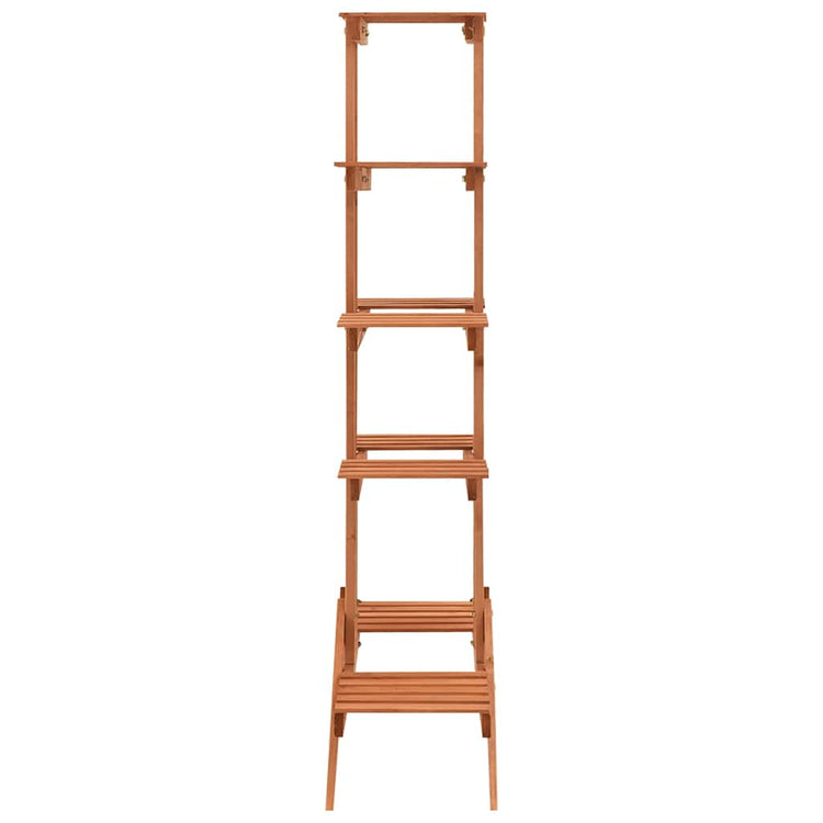 Vidaxl plantenrek 83x25x132 cm massief vurenhout