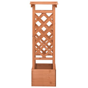 Vidaxl latwerkplantenbak met boog 49x39x117 cm vurenhout - afbeelding 3