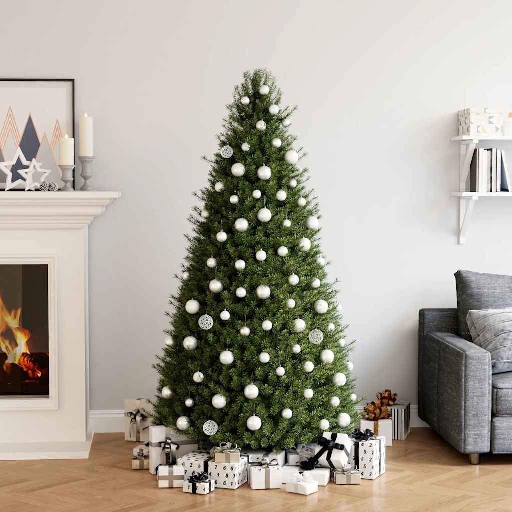 Vidaxl 100-delige kerstballenset wit