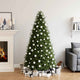 Vidaxl 100-delige kerstballenset wit