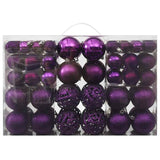 Vidaxl 100-delige kerstballenset paars - afbeelding 2