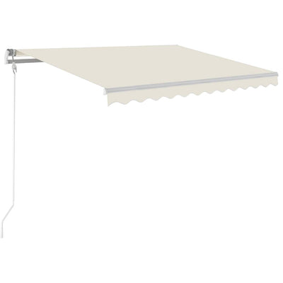 Vidaxl luifel automatisch uittrekbaar 300x250 cm crème